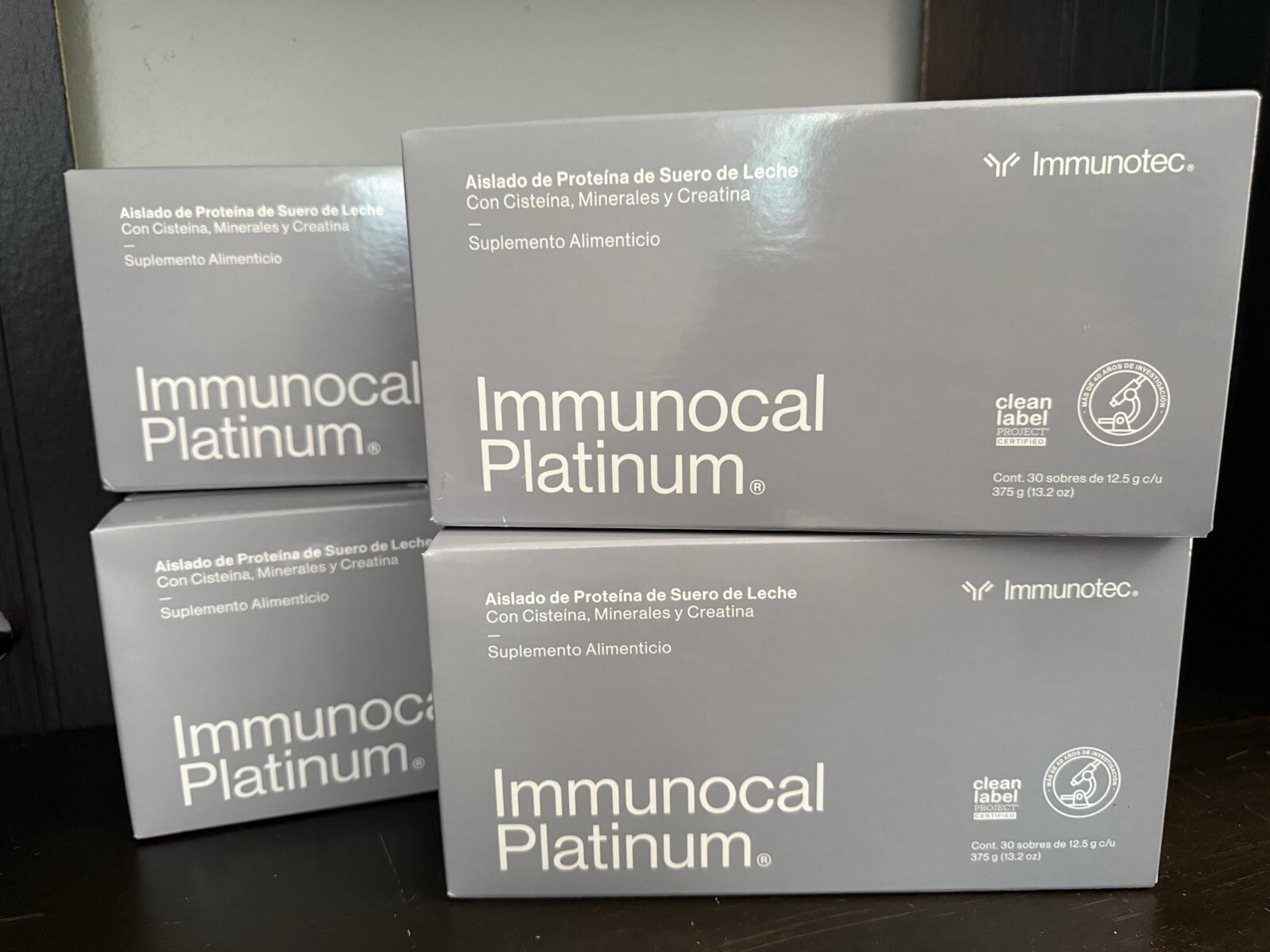 Immunotec Immunocal Platinum Precursor 4 Boxes EXP:2027