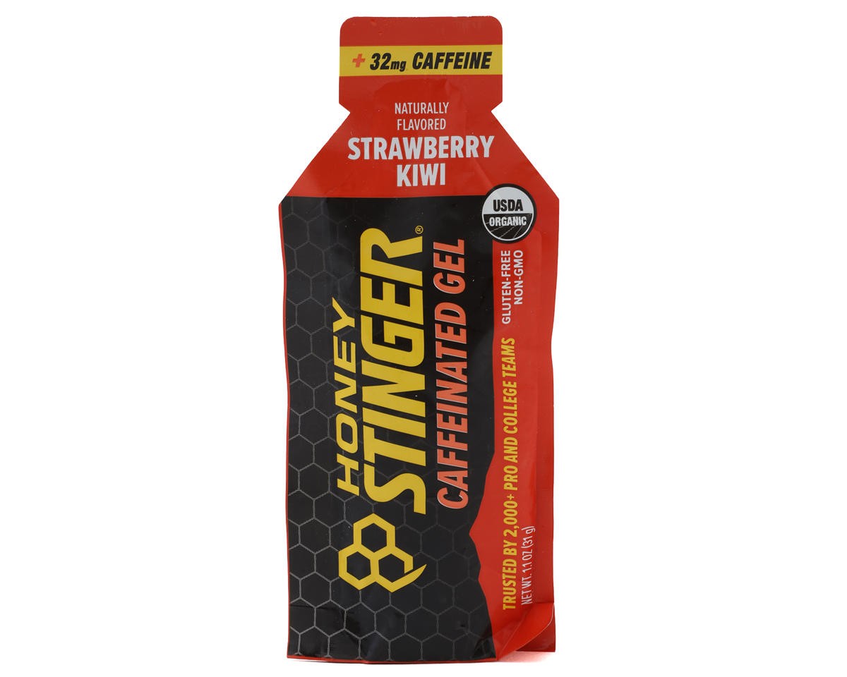 Honey Stinger Energy Gel (Strawberry Kiwi w/ Caffeine)