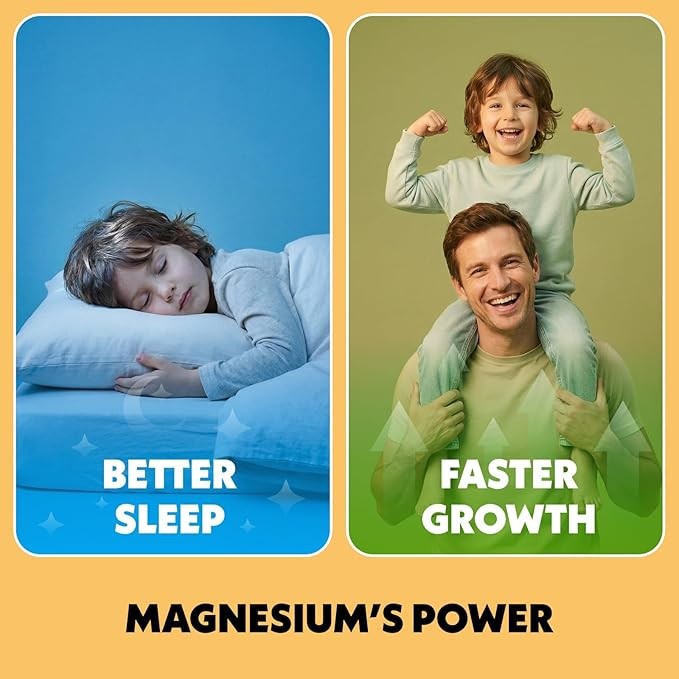 Height Growth Gummies | Kids Teen Vitamin Calcium, Magnesium Glycinate 60 Count