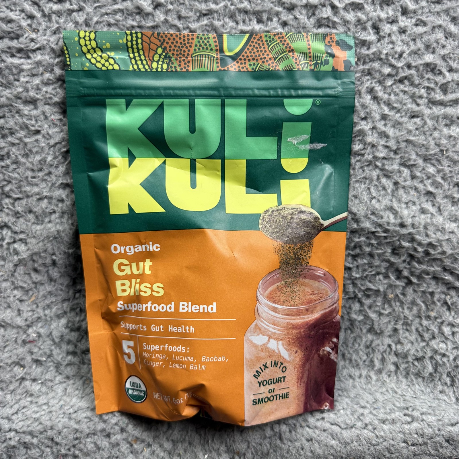 Kuli Kuli Gut Bliss Superfood Blend Powder 6oz 28 Servings Organic Gut Health