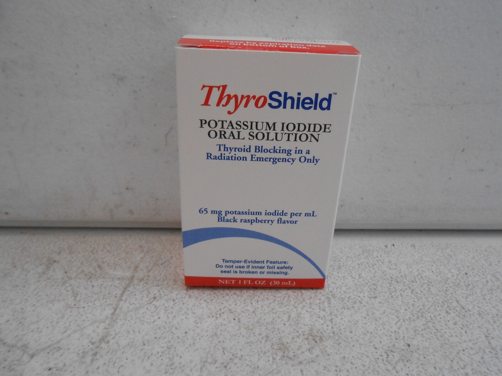 Potassium Iodide LIQUID 30mL Thyroshield THYRO SHIELD BLACK RASPBERRY *EXPIRED*