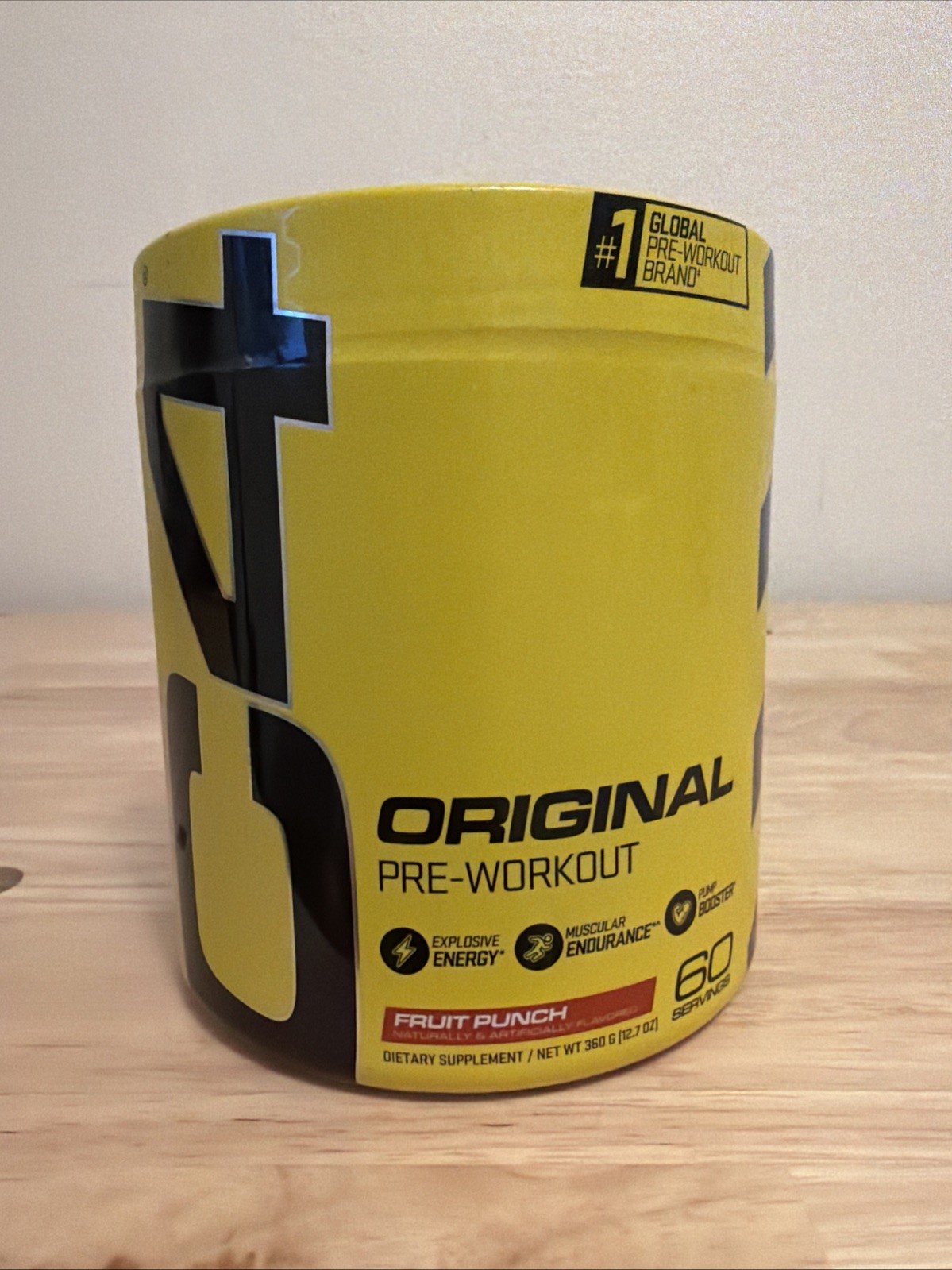 C4 Pre-Workout Fruit Punch 360g 12.7 Oz 60 Servings Energy Supplement BB 09/2026