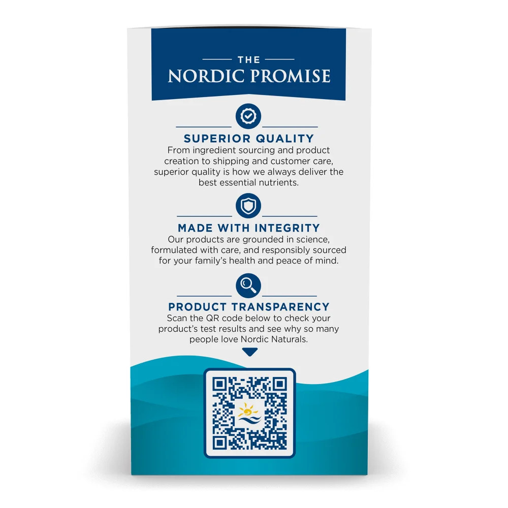 Nordic Naturals Ultimate Omega 2X Mini D3 – Supplement for Overall Health 60 Ct