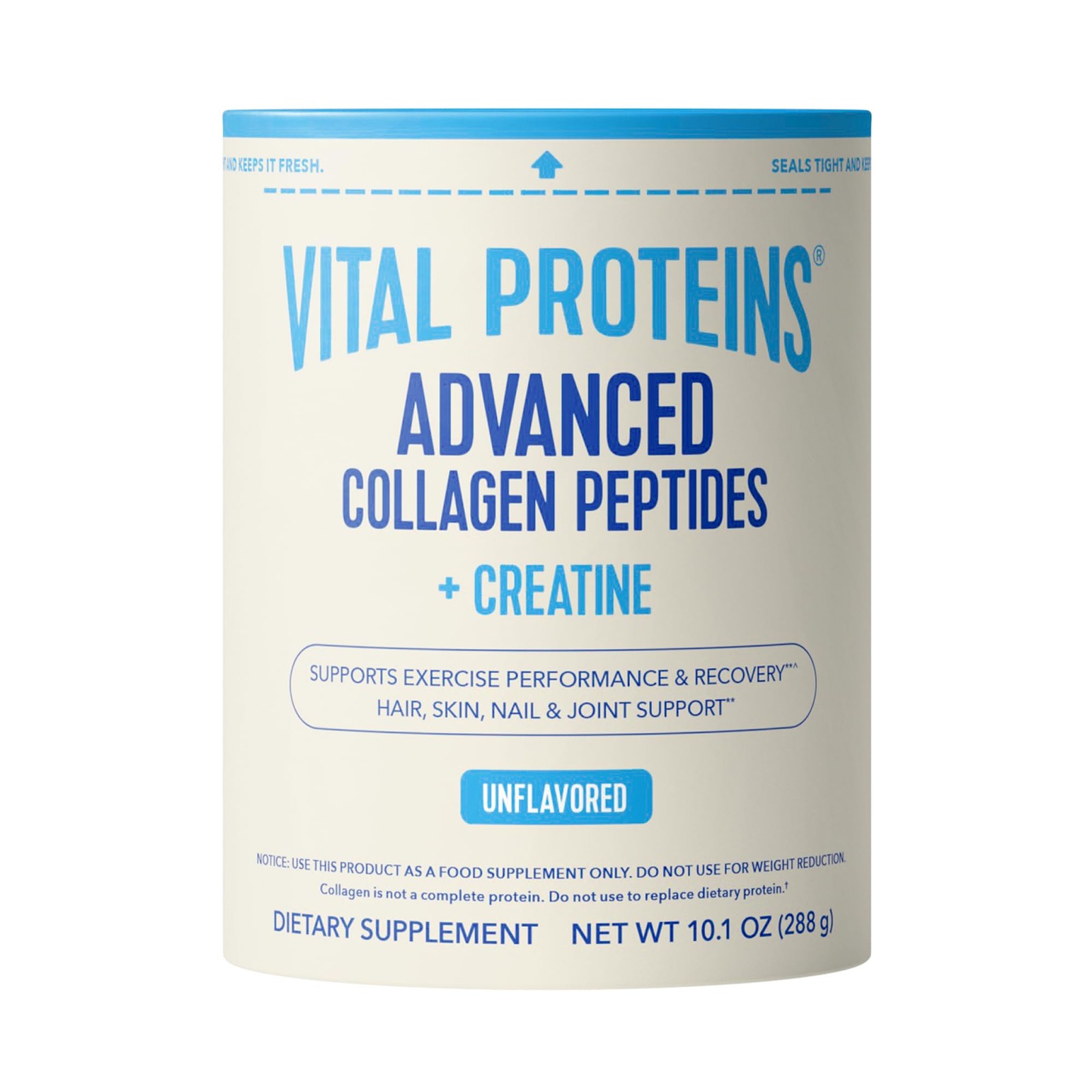 Vital Proteins Advanced Collagen Plus Creatine Unflavored 10.1oz