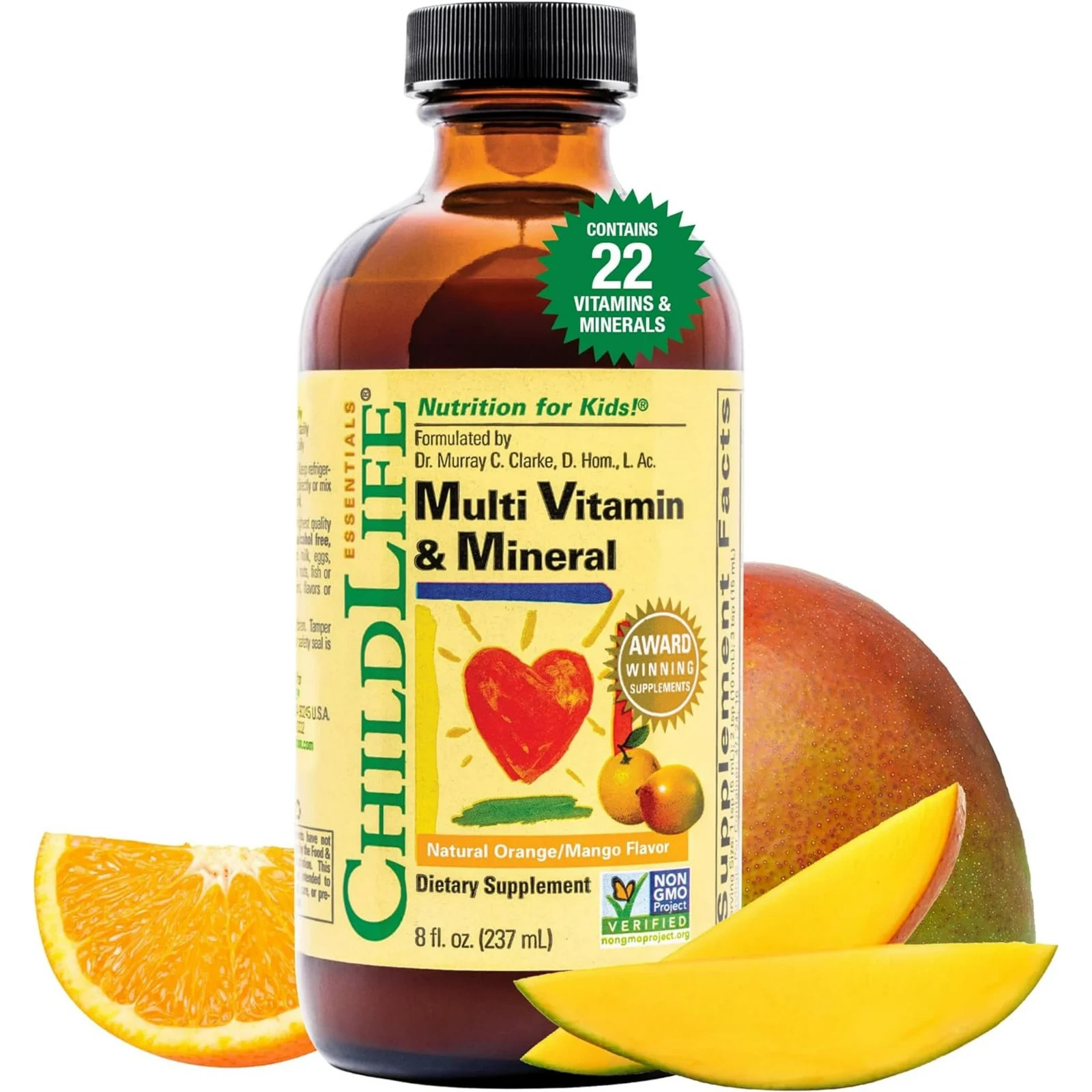 Childlife Child Life – Multi Vitamin & Mineral Orange Mango 8 fl.oz