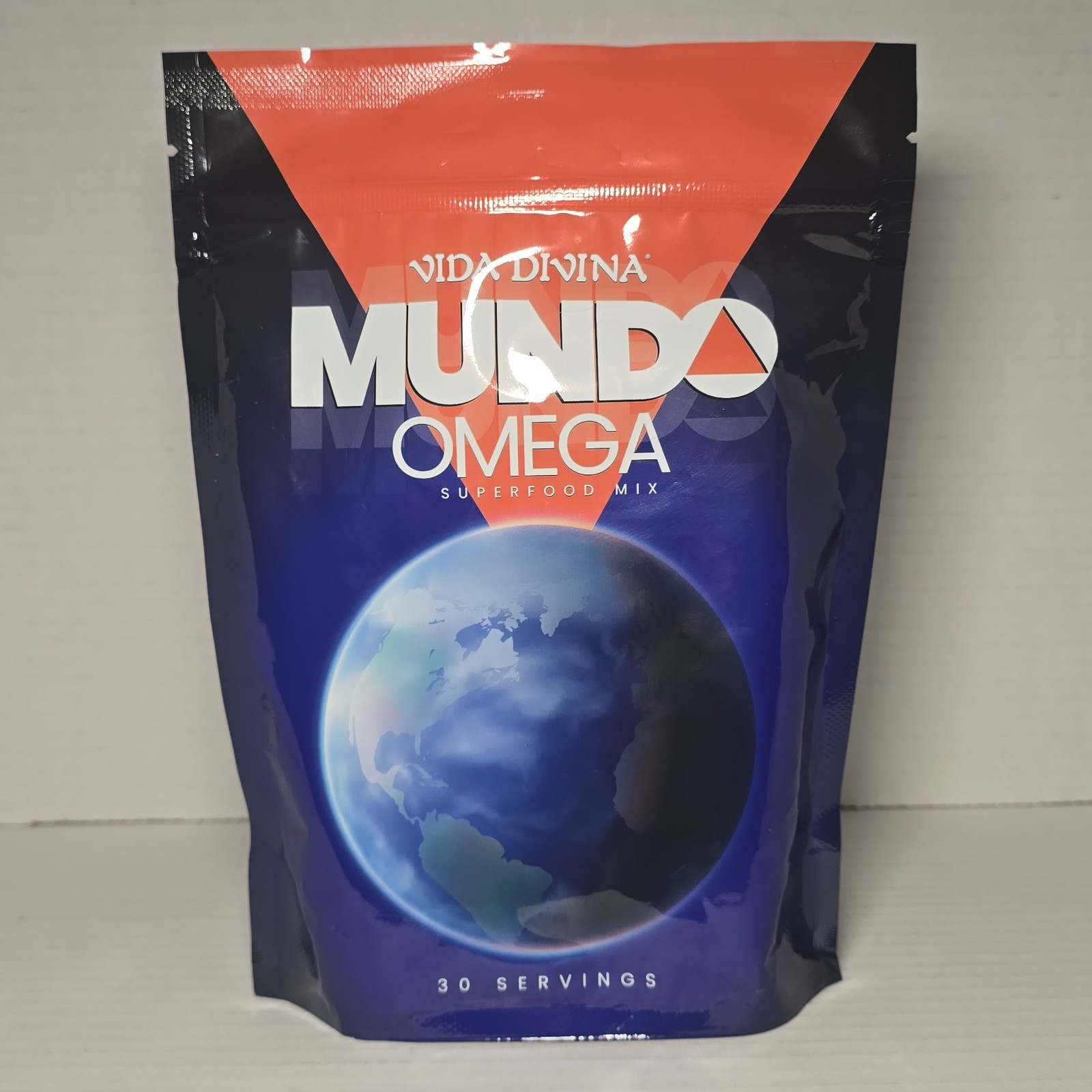 Vida Divina Omega World Superfood Mix Vegan/Vegetarian Drink 30 Servings