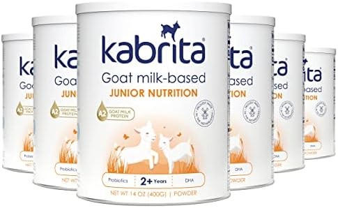 Kabrita Goat Milk Based Junior Nutrition Powder 2-7 Years 14 Oz 6 Pack