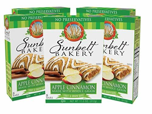 Sunbelt Bakery Apple Cinnamon Fruit & Grain Bars, 5 Boxes, 40 Bars Total