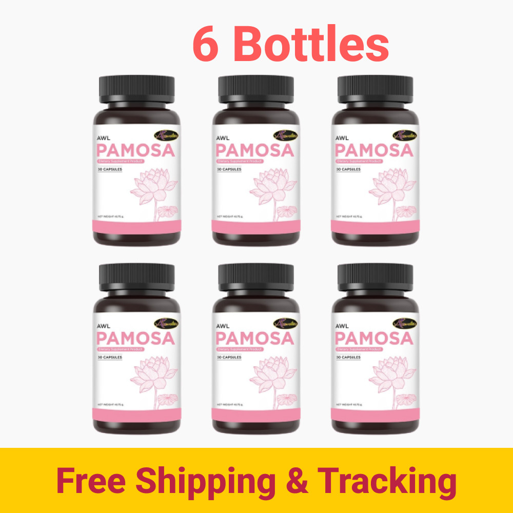 6x Auswellife Pamosa Menopause Relief Supplement Women Balance Hormone 30 Caps