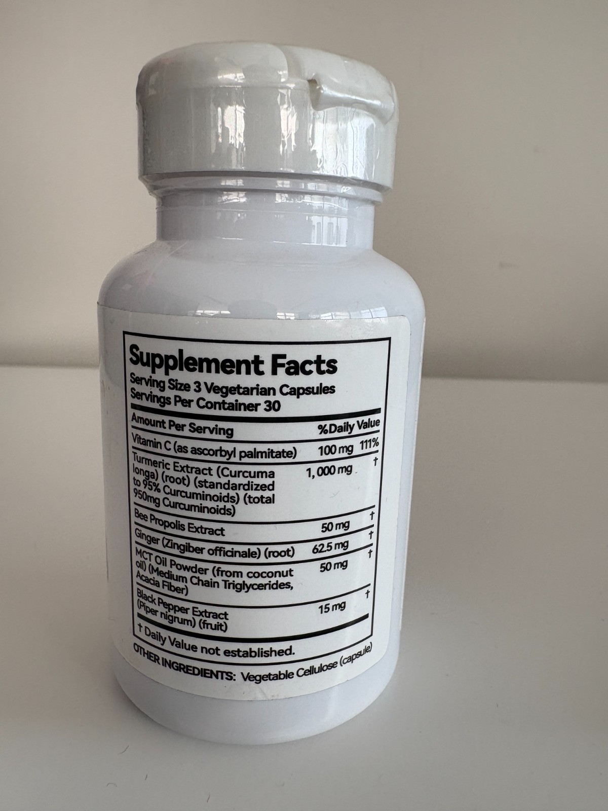 BioRoot Labs 1000mg Turmeric Curcumin 95% Curcuminoids 90 Pills Joint Support