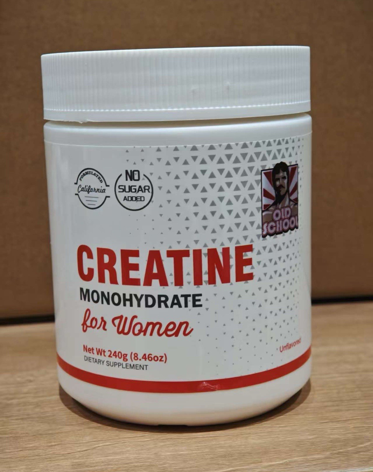 Old School Labs Women’s Creatine Monohydrate Powder Unflavored 240g No Sugar