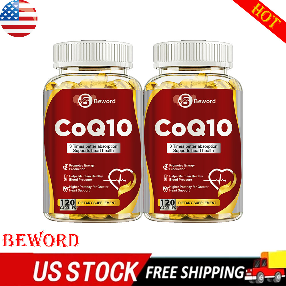CoQ10 Coenzyme Q10 300mg 240 Capsules Heart Support NON GMO