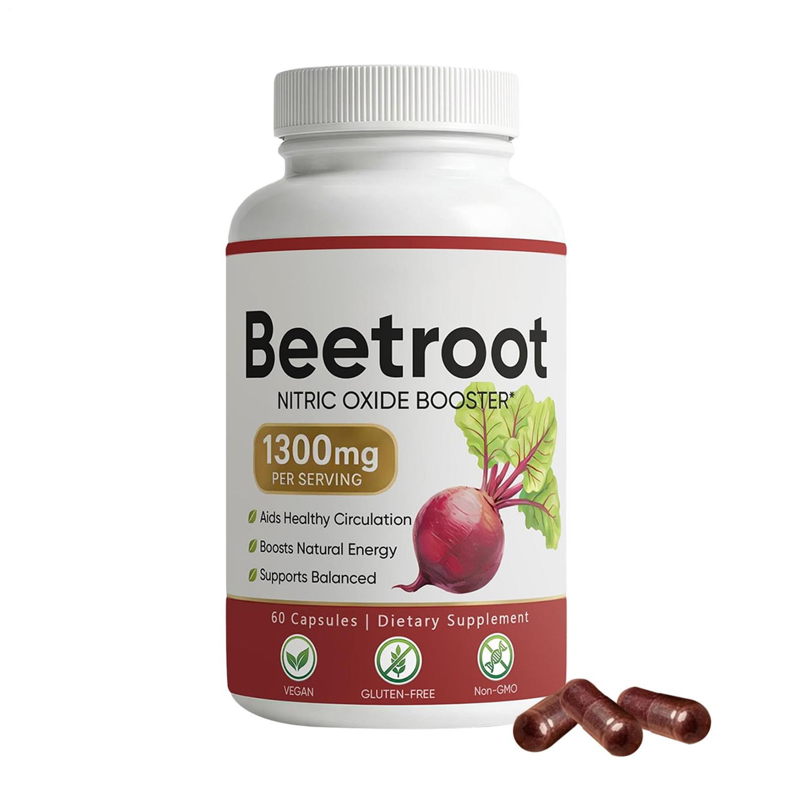 1300mg, Lemeli Beet Root Capsules, Boost Vitality, 60 Capsules – Lemeli Beetroot