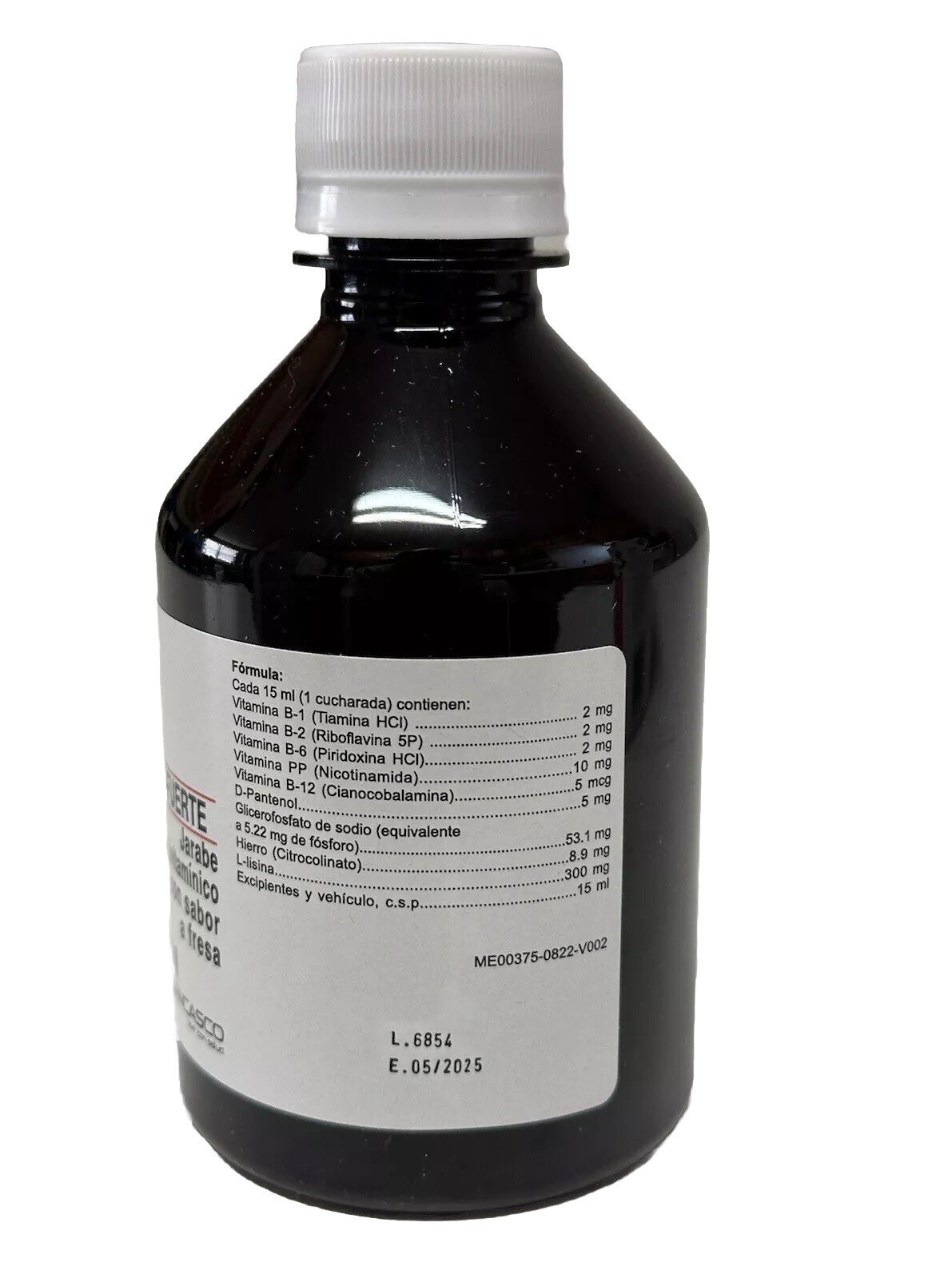 LAVERINA EXTRA STRONG MULTIVITAMIN B1,B2,B12,IRON, SYRUP SAVOR STRAWBERRY 240ml
