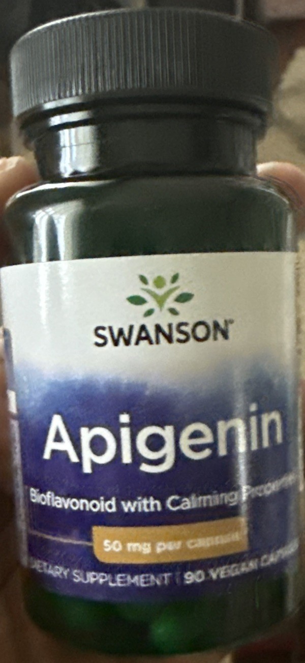 Swanson Apigenin Prostate Health Dietary Supplement 50mg – 90 Capsules