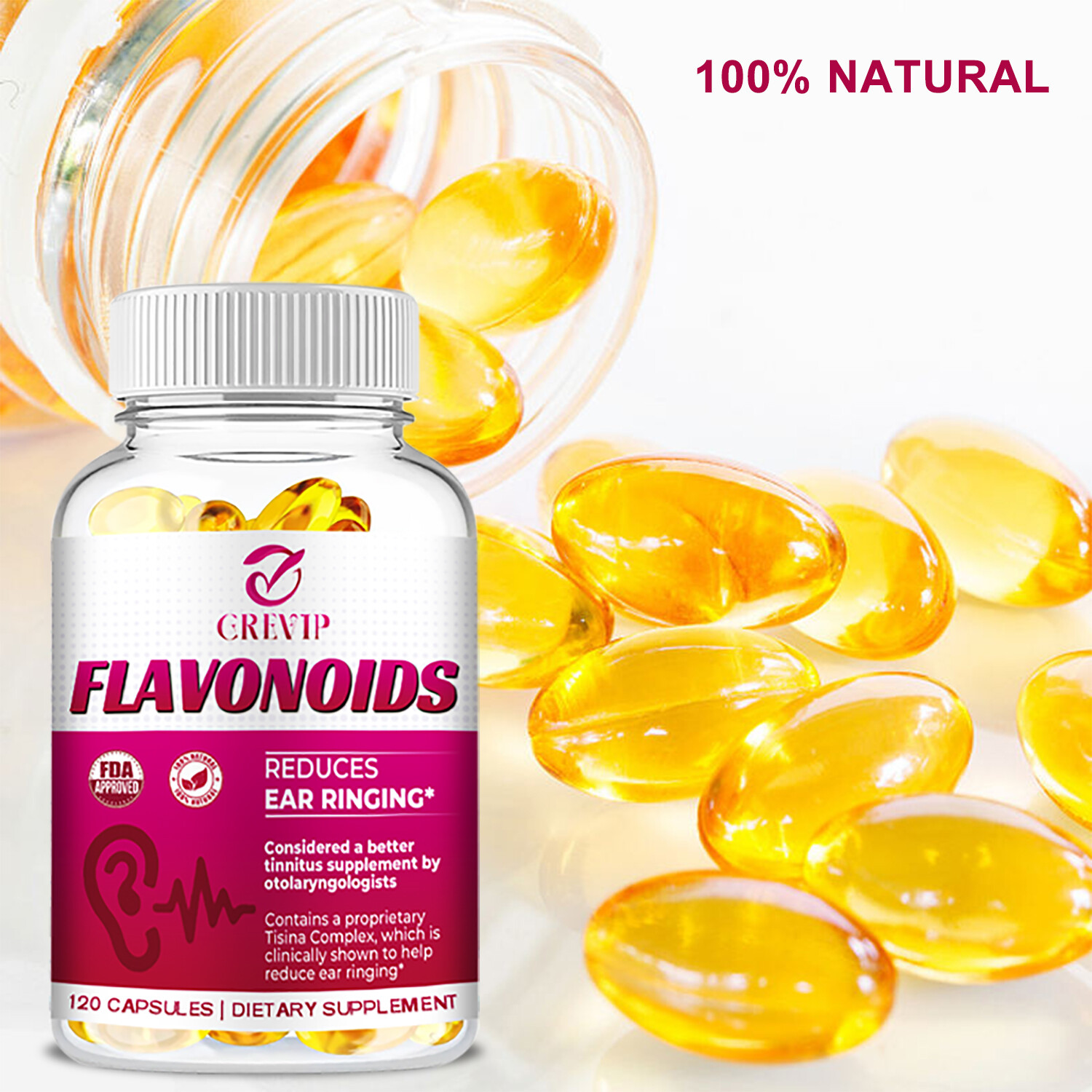 Flavonoids Capsules-Support Healthy Hearing Function and Promote Optimal Hearing
