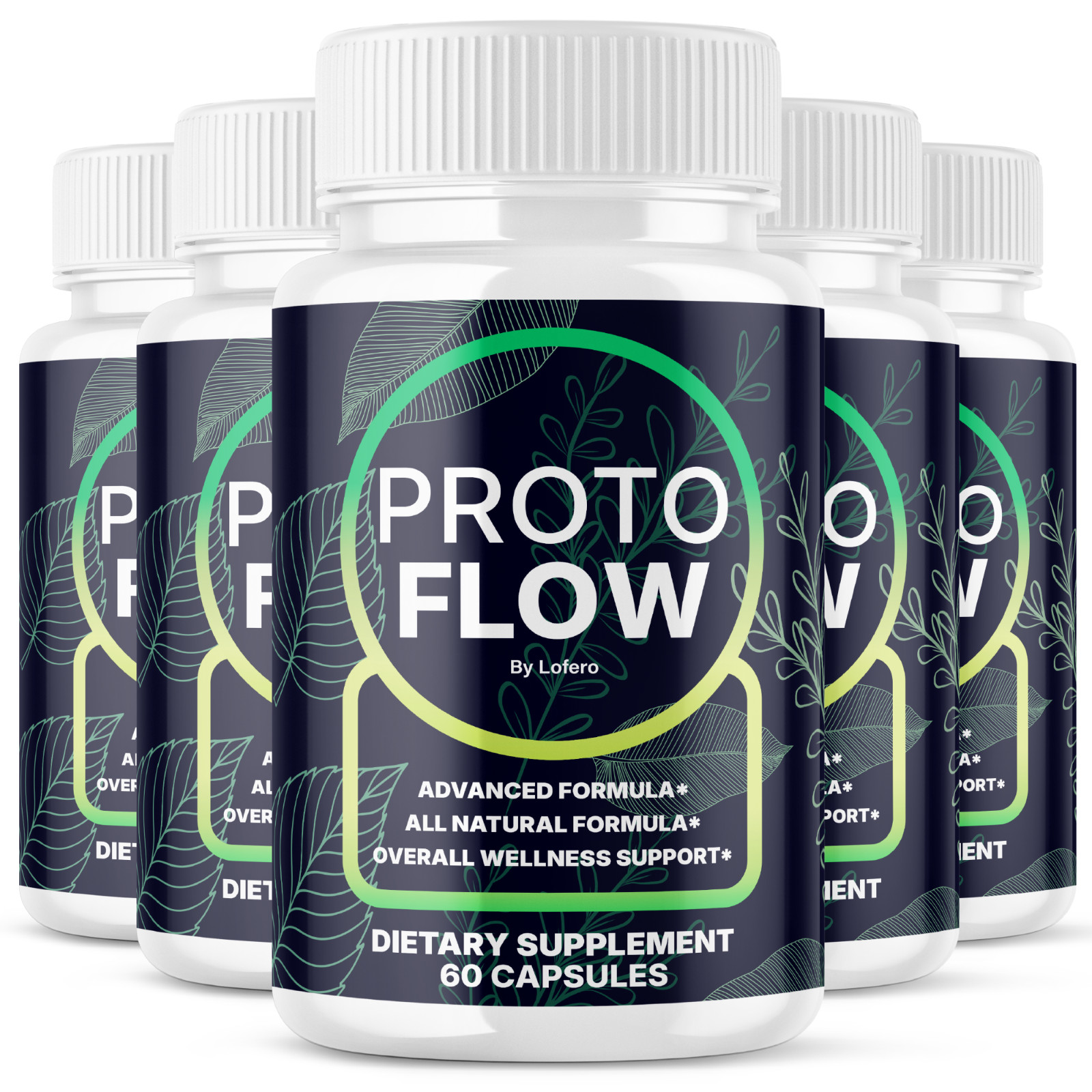 (5Pack) ProtoFlow Prostate Capsules Proto Flow Health Formula Supplement (300ct)