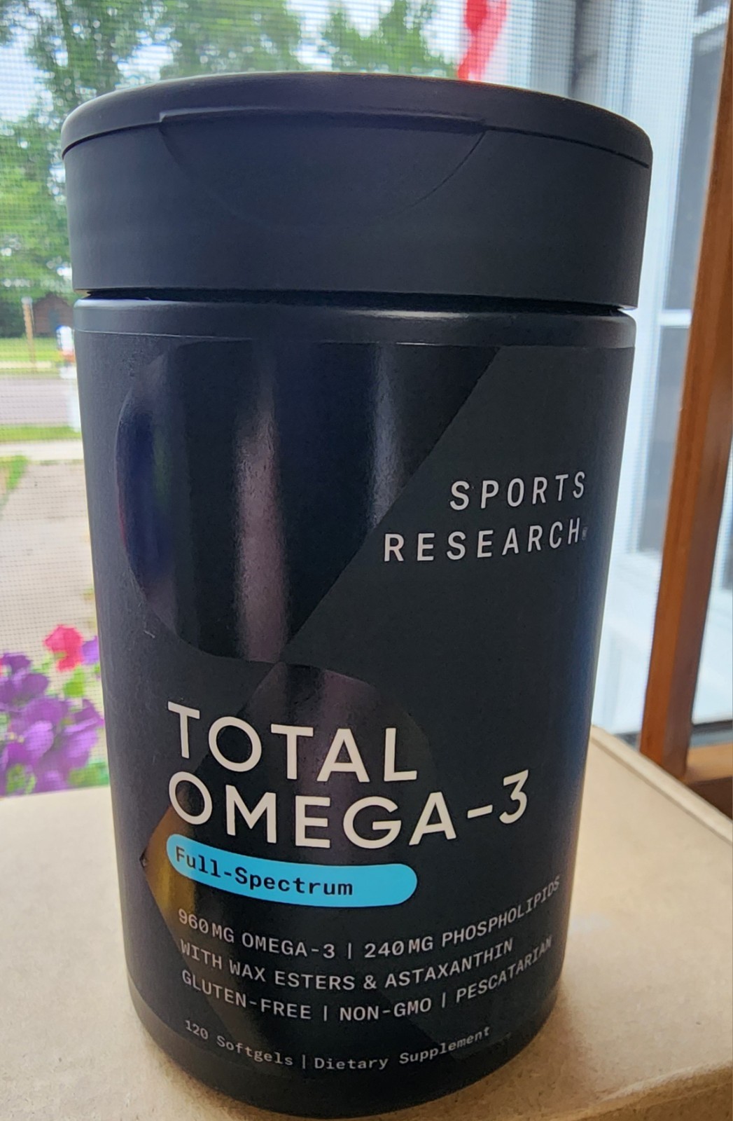 Sports Research Total Omega3 2200mg FULL SPECTRUM EPA DHA Krill 120 Caps Ret $44