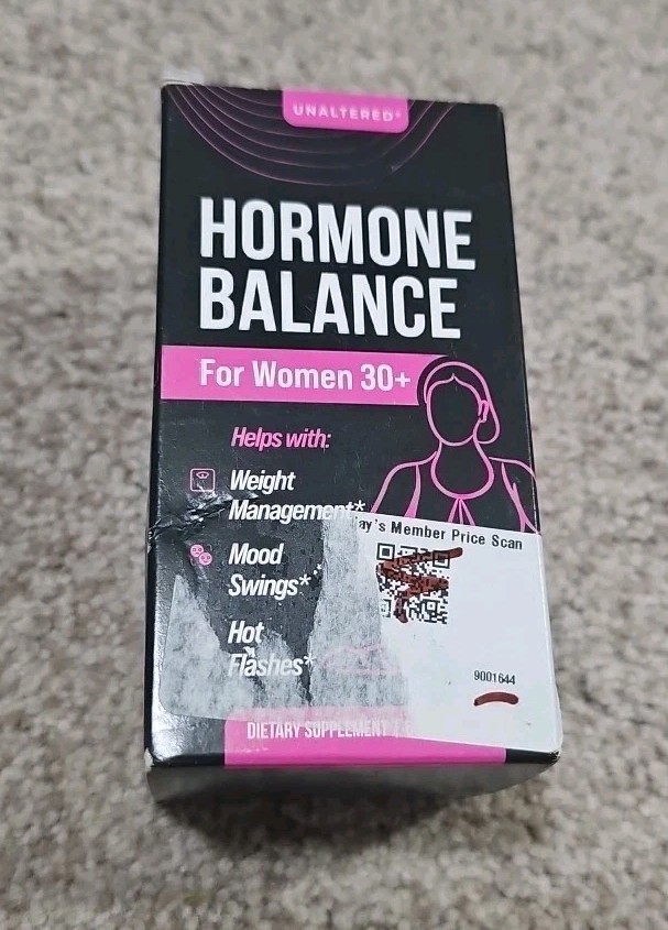 Unaltered Hormone Balance For Women 30+ 60ct BB02/26
