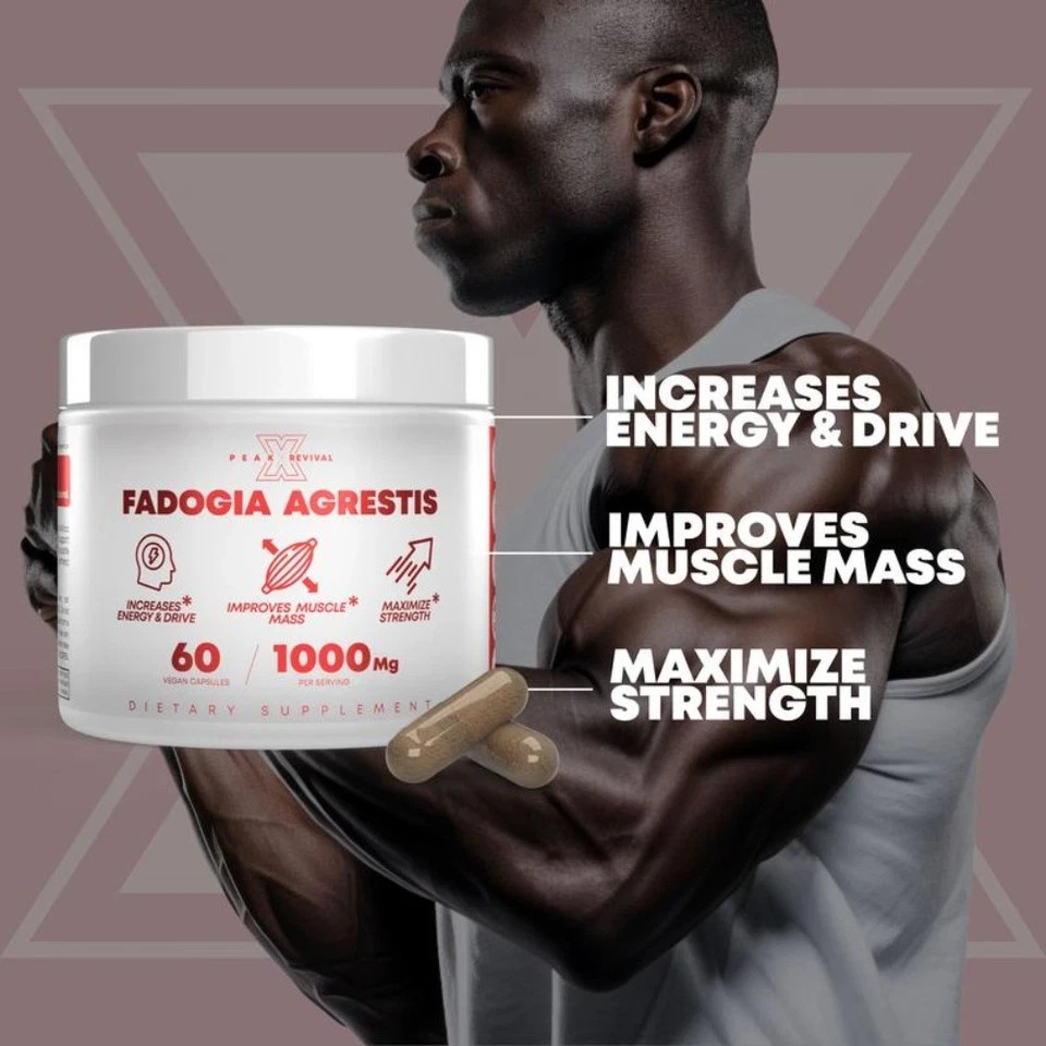 2 Pack Peak Revival X Alpha Muscle Stack Supplement Supports Fast Muscle Growth