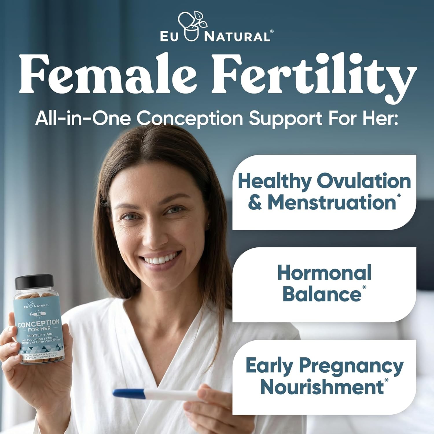Eu Natural Conception for Her Fertility Supplements for Women – Ovulation, Hormo