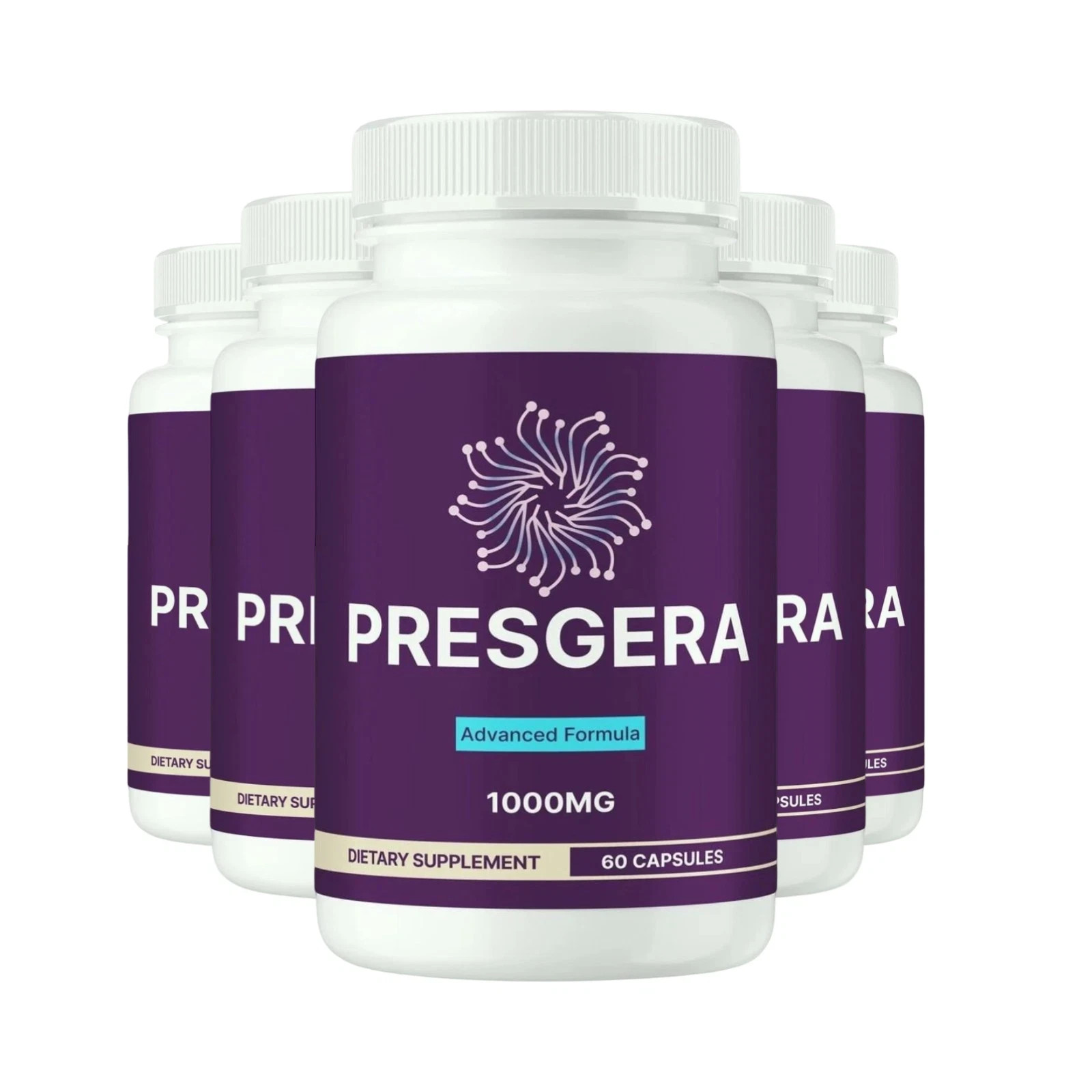 5-Pack Presgera Capsules – Presgera Healthy Nerve Support Pills