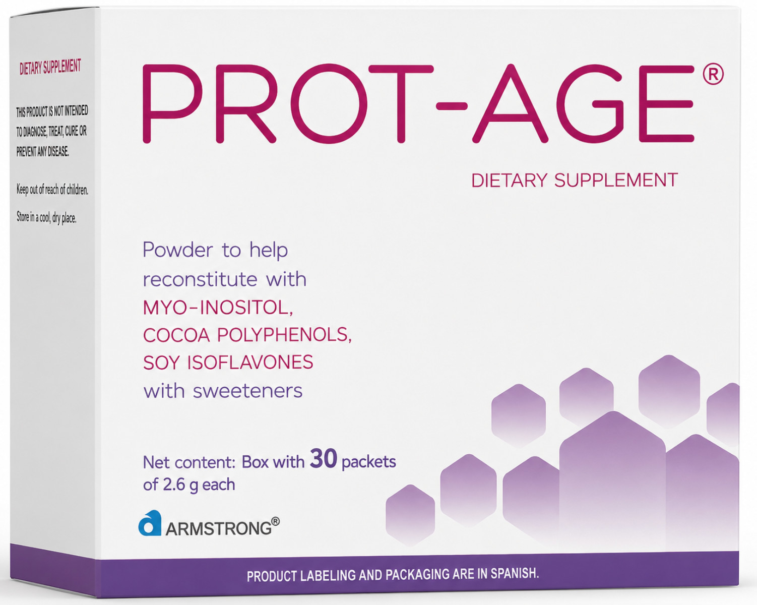 PROT-AGE – Dietary Supplement Powder | 30 Sachets of 2.6 g Each |
