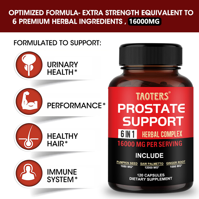 Saw Palmetto Extract 600mg | 120 Capsules | Prostate Supplement | by Taoters