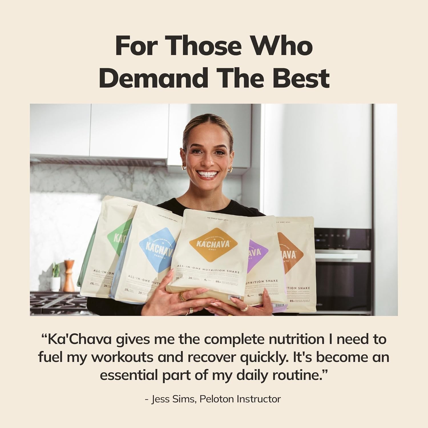 Chocolate Ka’Chava Whole Body Meal Replacement – 25g Plant Protein & Probiotics