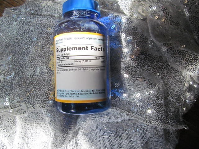 Puritan’s Pride Vitamin D3 2000 IU – 200 Softgels 50 MCG EXP 5/28