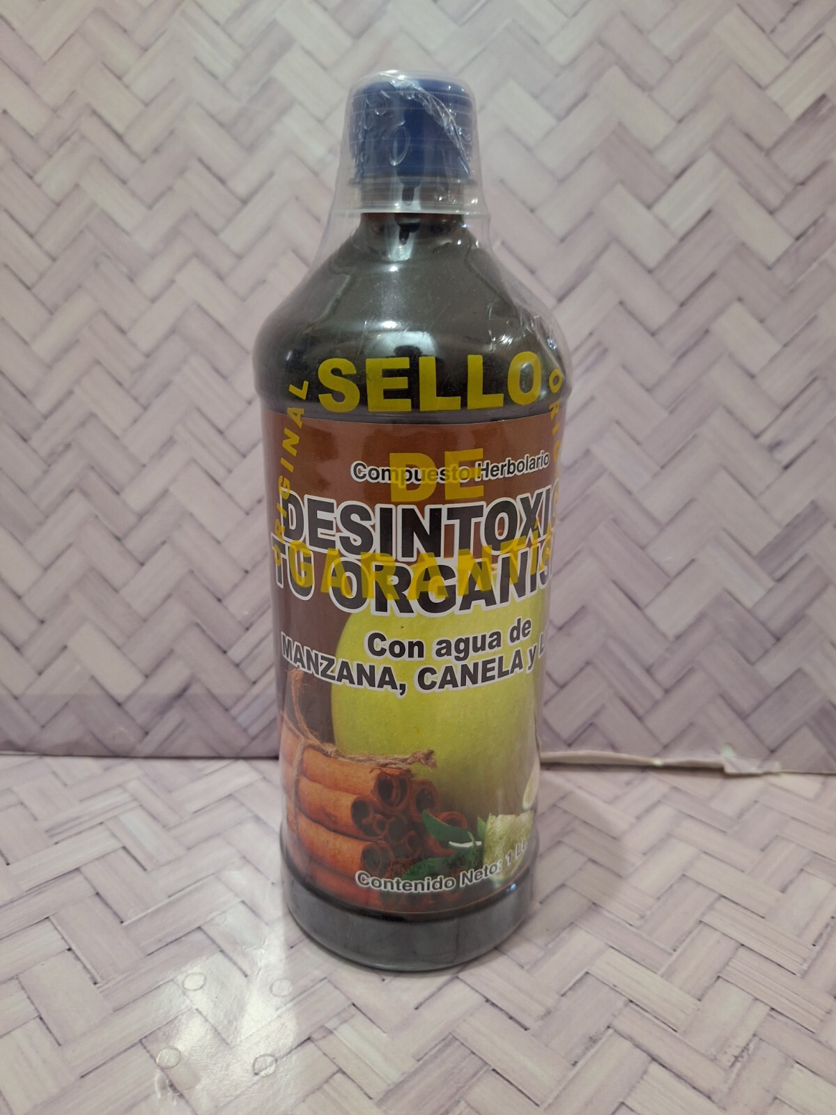 Tonico Desintoxica tu Organismo – Manzana 100% Natural 1 litro Producto Natural