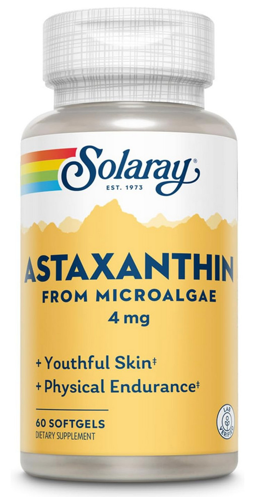 Solaray Astaxanthin 4mg 60 Softgel