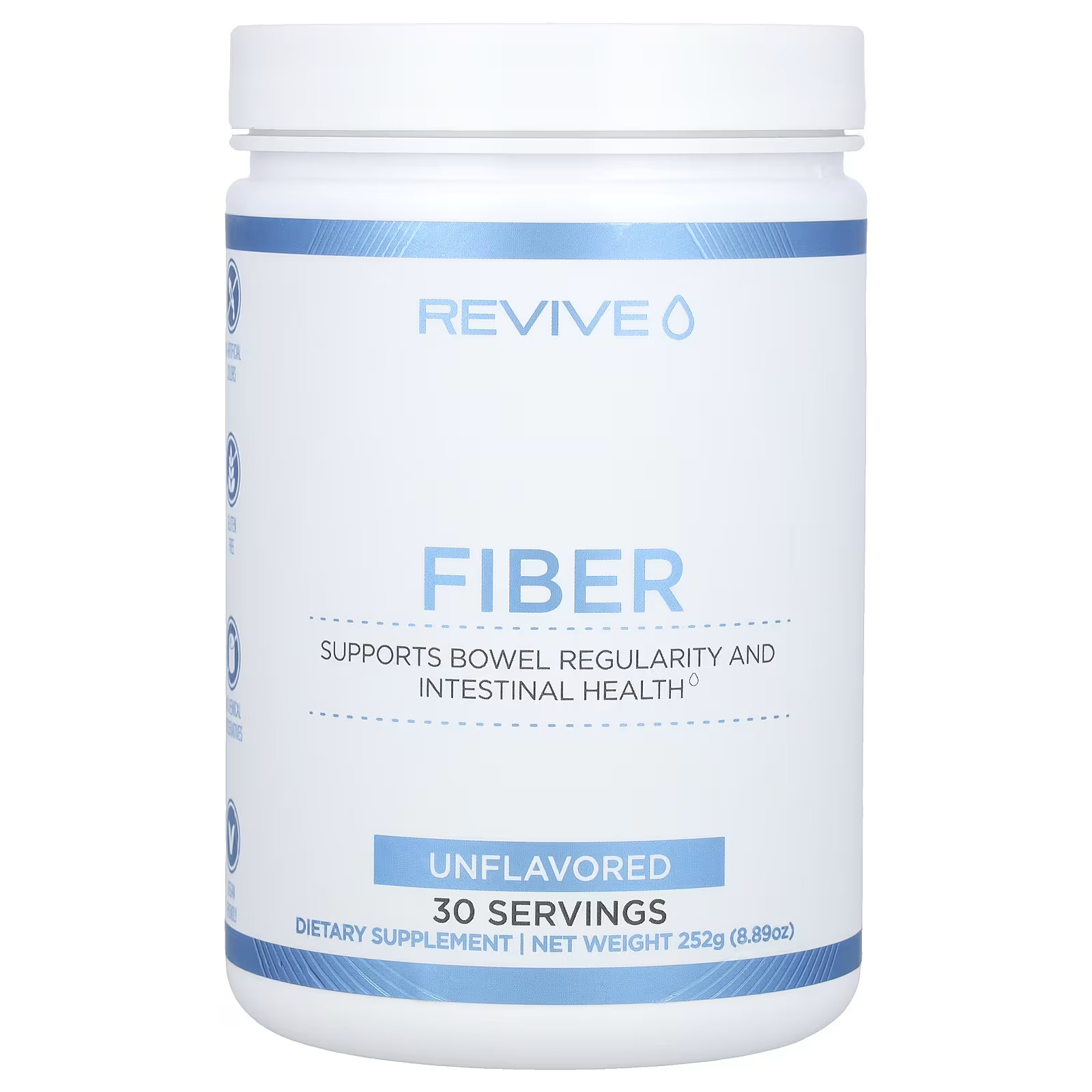2 X Revive, Fiber, Unflavored, 8.89 oz (252 g)