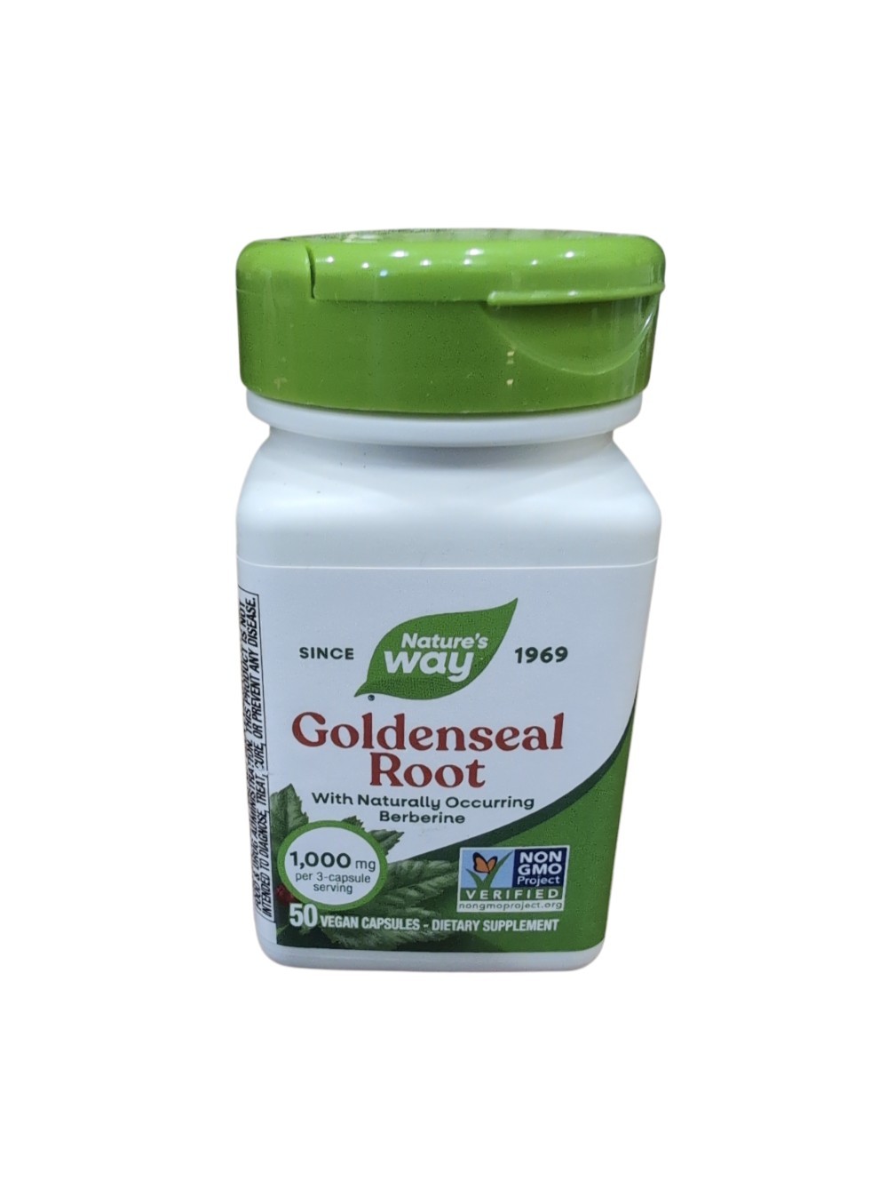 Nature’s Way Goldenseal Root Digestive Support 50 CAPS EXP 10/2027