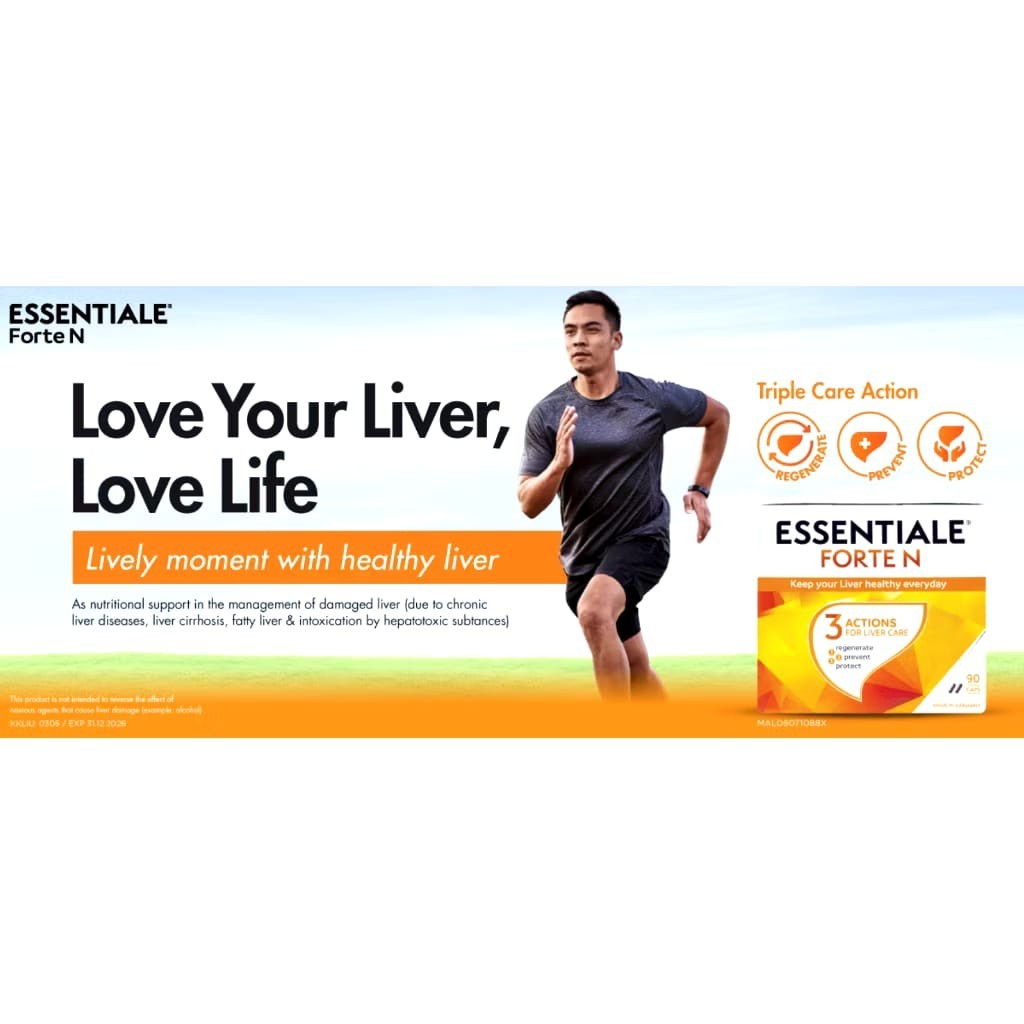 Essentiale Forte N Liver Detox & Liver Tonic Supplement 90s – 1 Box