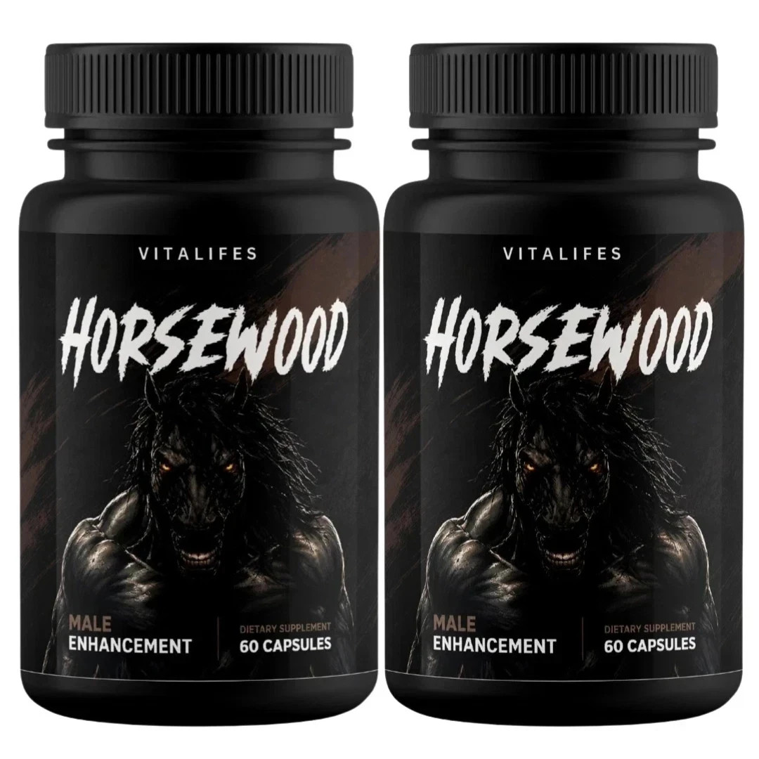 (2 Pack) Horsewood Male Support Supplement, Horse Wood Male Pills (60 Capsules)