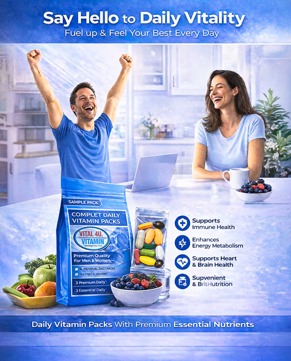 Vital 4U Premium Vitamins SAMPLE PACK