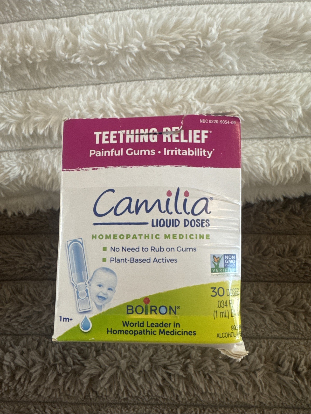 3-Pack Boiron Camilia Liquid Doses Teething Pain Gums Relief 30 Count Exp 01/28+