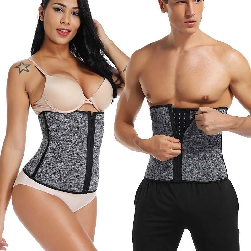 Men Women Waist Trainer Cincher Trimmer Sweat Belt Fitness Body Shaper Shapewear