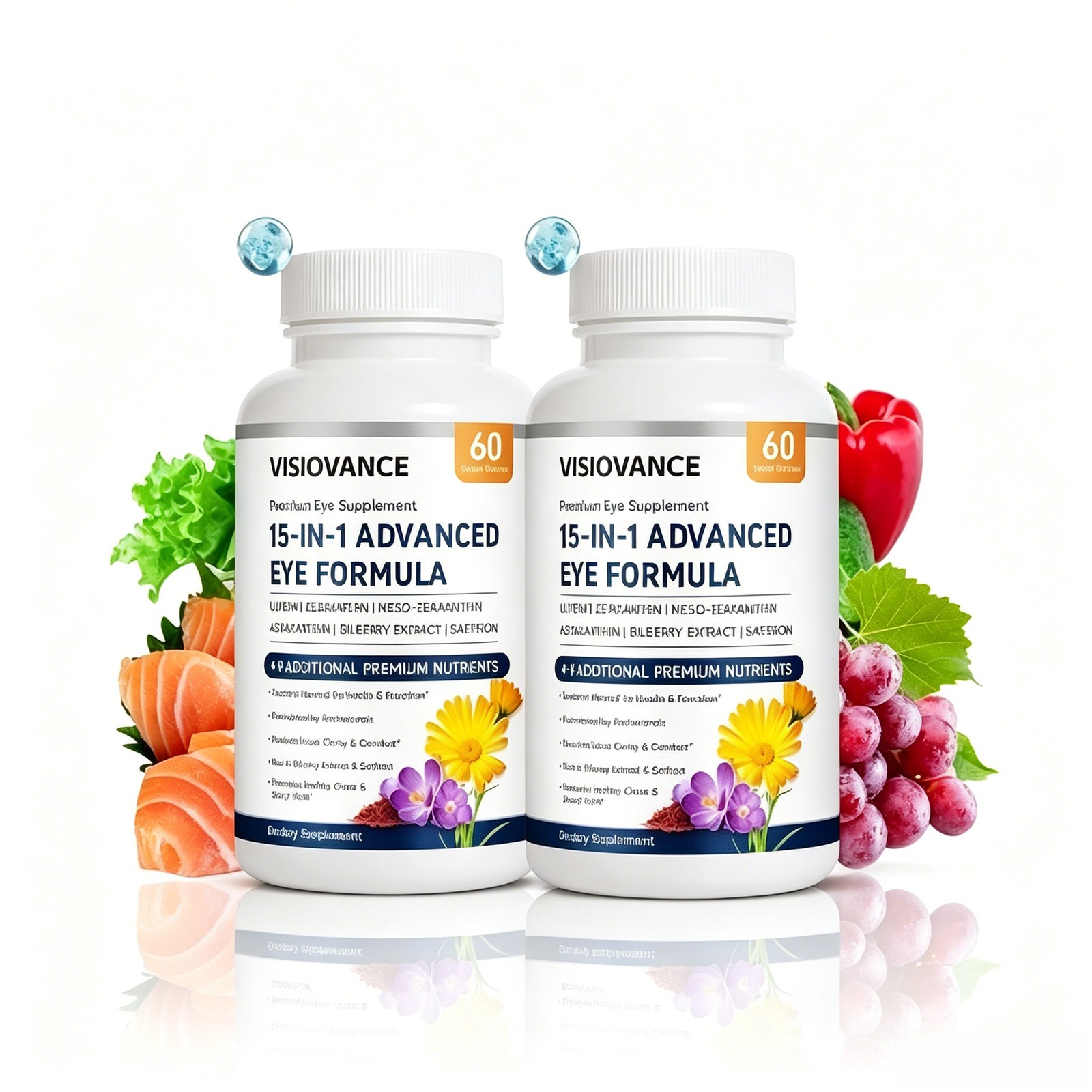 1-3X VisioVance 15 In 1 Advanced Eye Formula – Neurobella Eye Formula With All 3