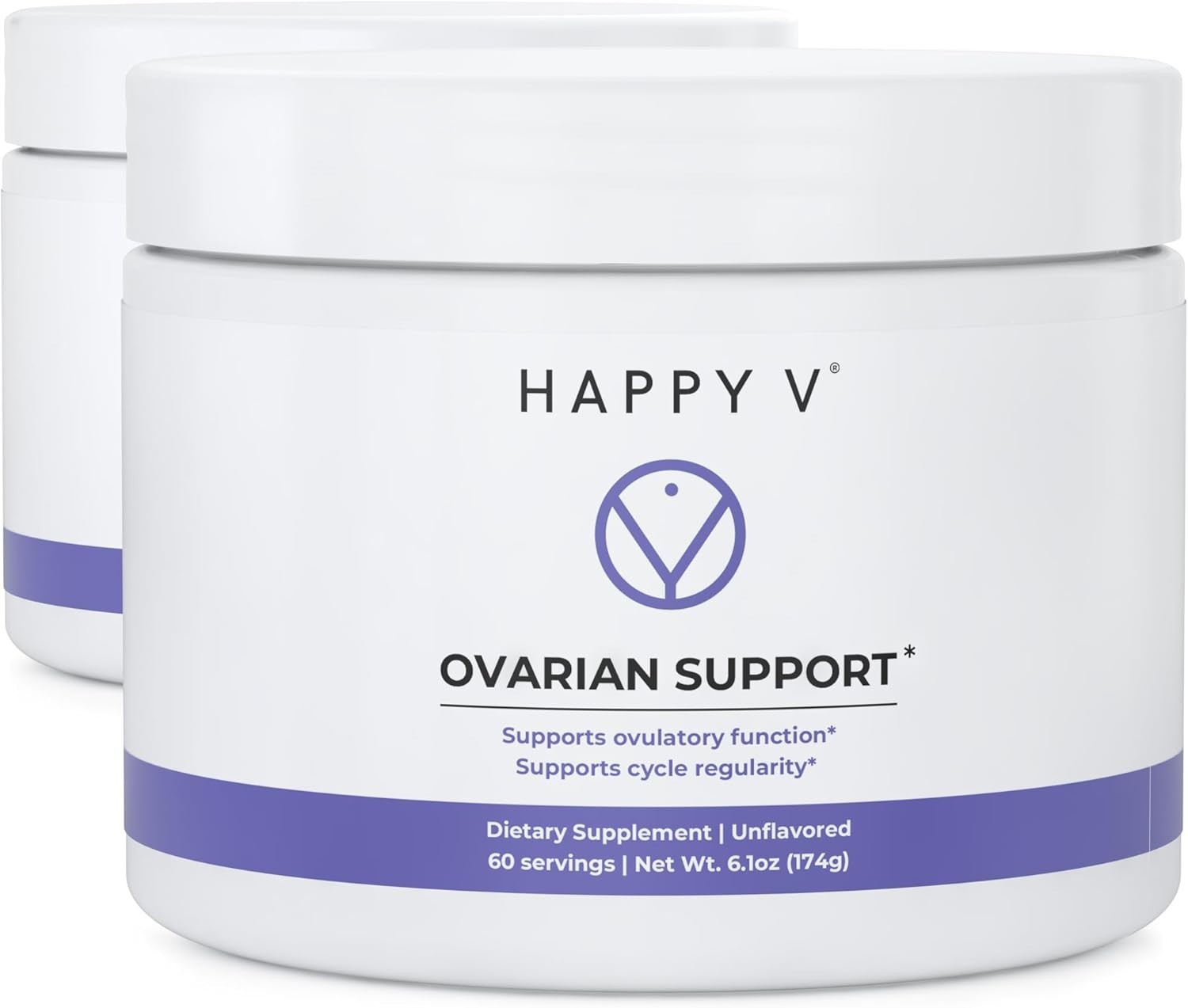 Happy V Ovarian Support Supplement for Women DIM Myo-Inositol & D-Chiro-Inositol