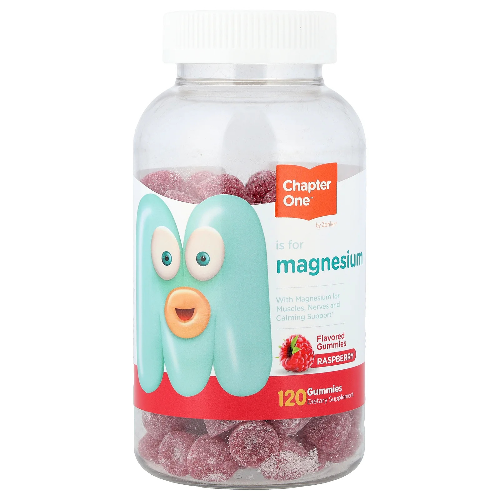 2 X Zahler, Magnesium Gummies, Raspberry, 120 Gummies (50 mg per Gummy)