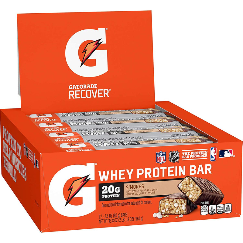 Gatorade Ga Recover Bar 12 2.82Oz/80G Smores 12Count