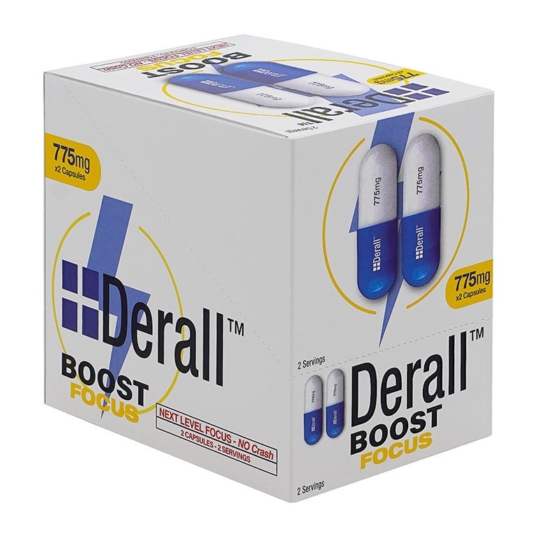 Derall Boost Next Level Focus – Mental Focus No Crash 775mg
