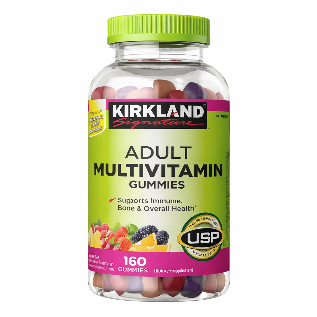 Kirkland Signature Adult Multivitamin Gummies USP Verified 160–640 Ct