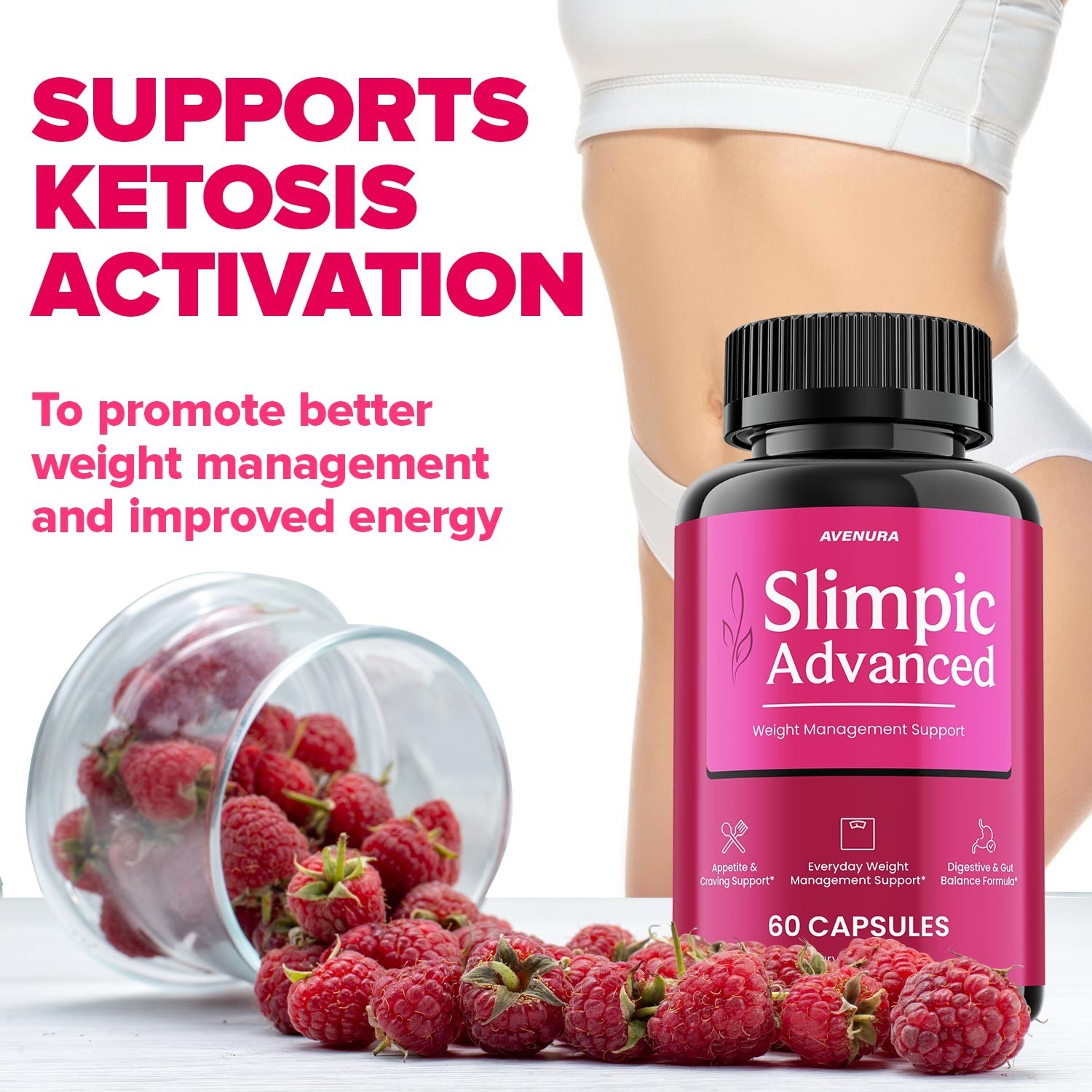 (3 Pack) Slimpic – Slim Pic Advanced Capsule Supplement Pills for Lifestyle