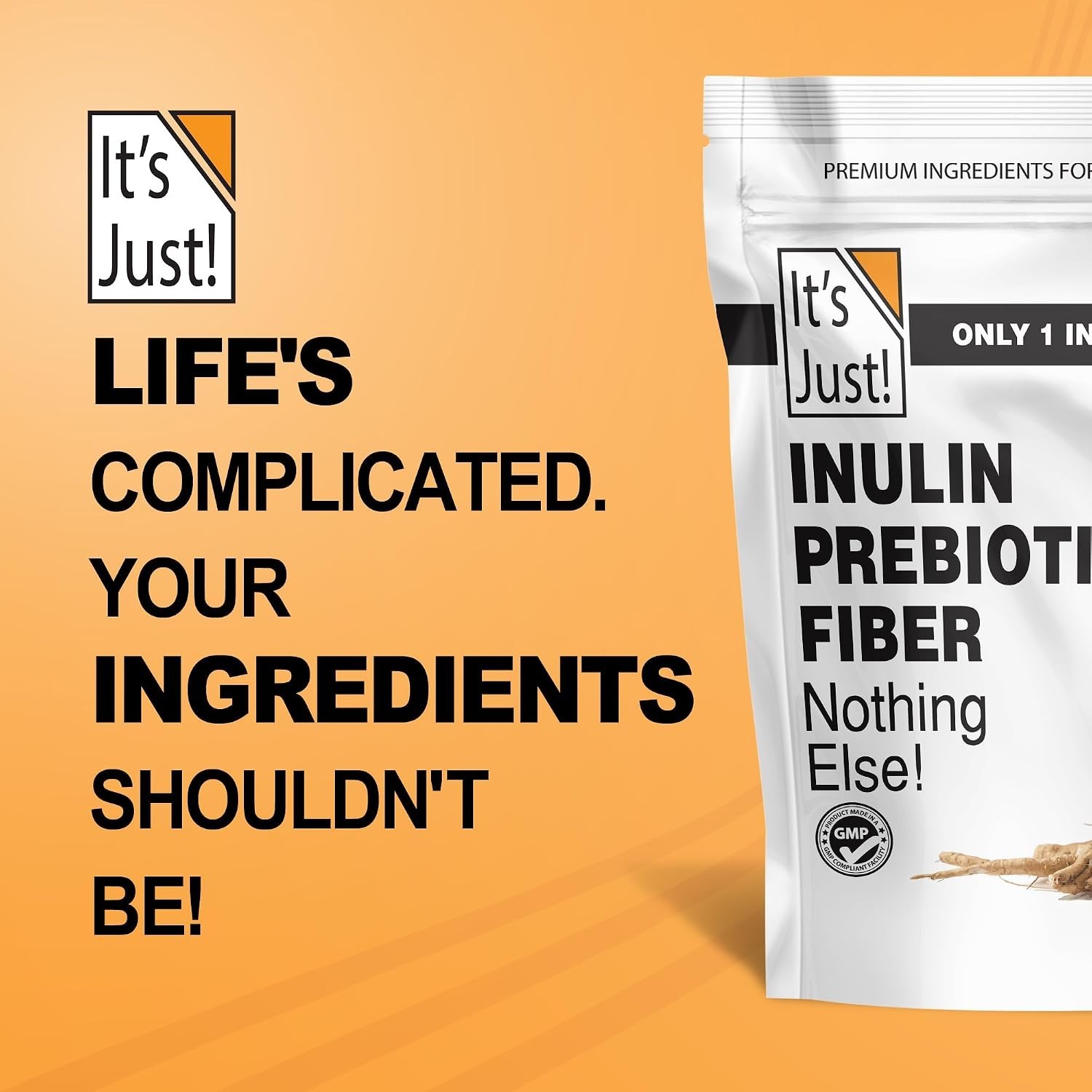 Belgian Chicory Root Prebiotic Powder for Gut & Blood Sugar Support