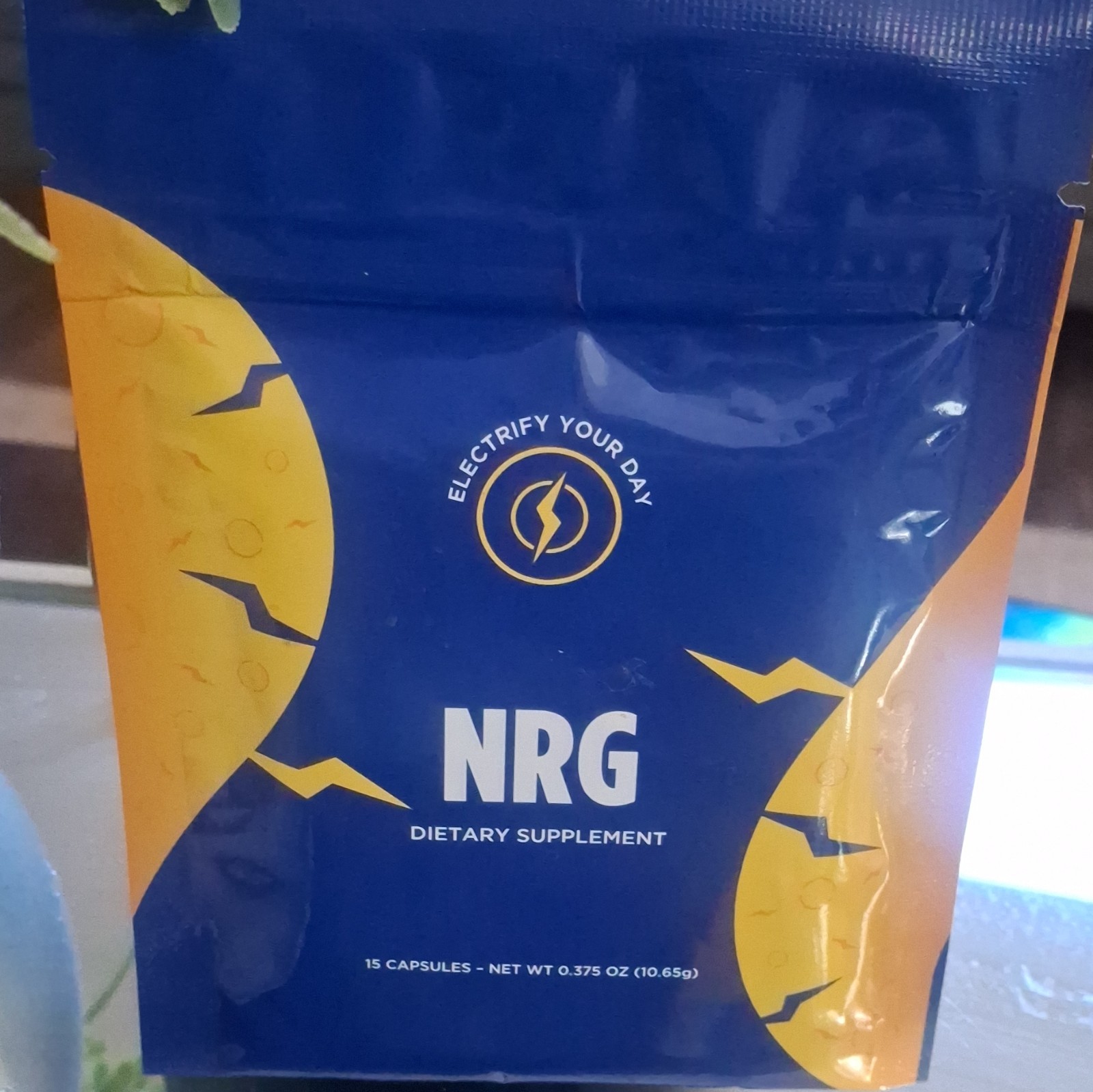 NRG Endurance/Energy Dietary Supplement Capsules, 15 Count, 0.375 oz