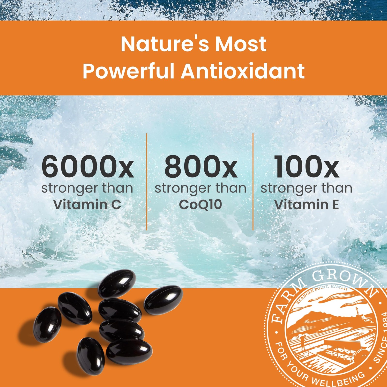 Nutrex Hawaii BioAstin Hawaiian Astaxanthin – 12mg, 25 Softgels – Farm-Direct