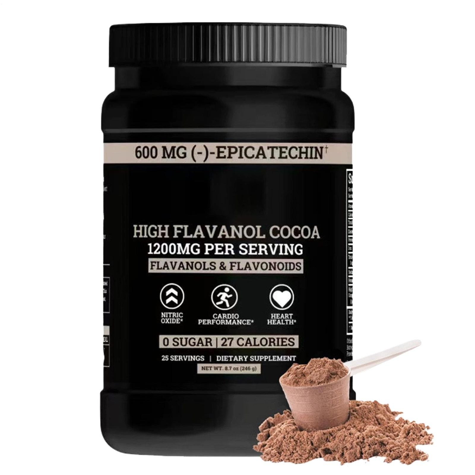 Black Forest High Flavanol Cocoa Powder And Flavonoids Supplements 1200m g